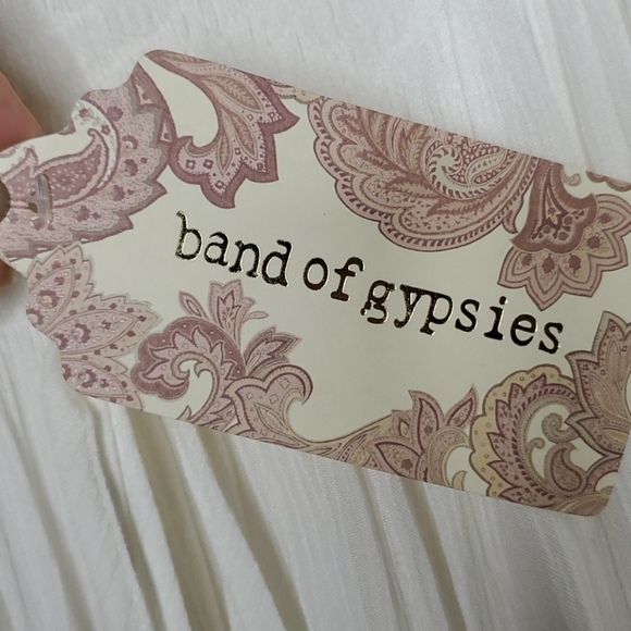 Band of Gypsies Boho Peasant Embroidered Top - Picture 5 of 14